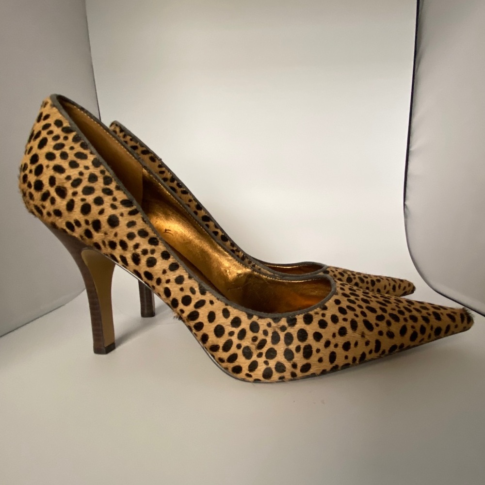 Nine West animal print pumps